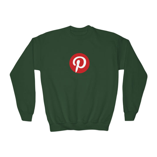 Pinterest Logo Youth Sweatshirt