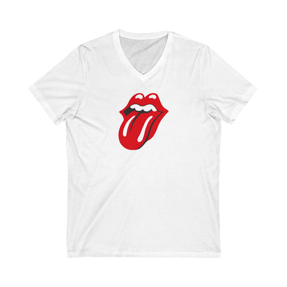 Rolling Stones Adult V-Neck T-Shirt