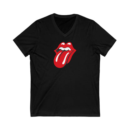 Rolling Stones Adult V-Neck T-Shirt