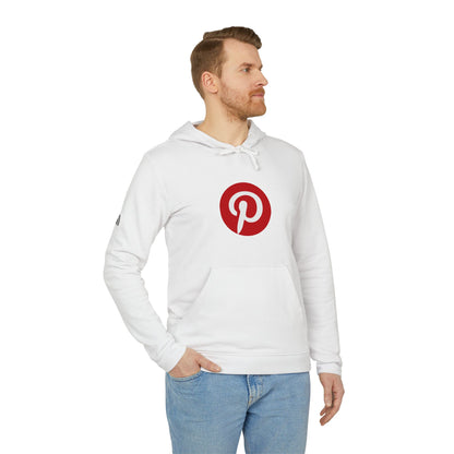 Pinterest Logo Adidas Adult Hoodie