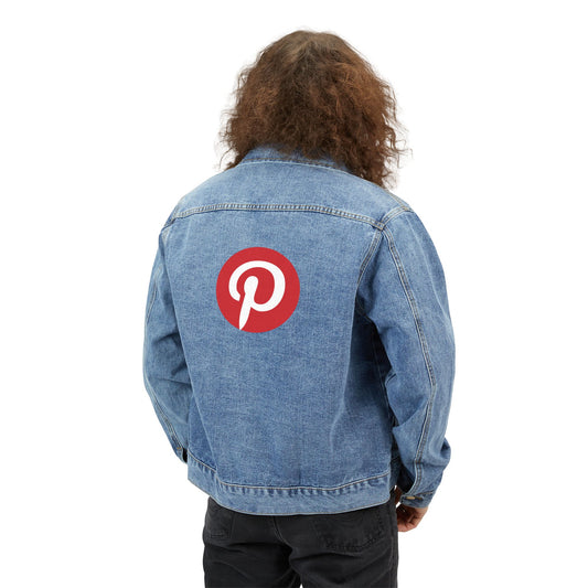 Pinterest Logo Adult Denim Jacket