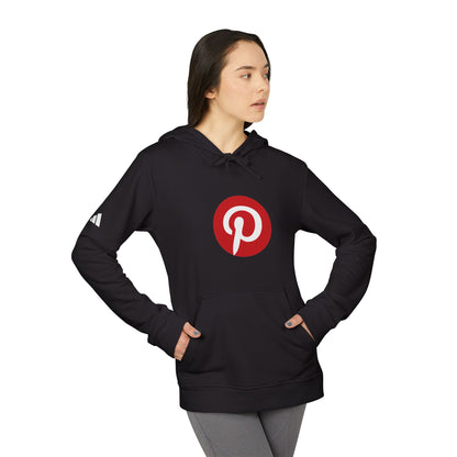 Pinterest Logo Adidas Adult Hoodie