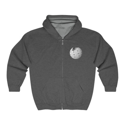 Wikipedia Adult Zip-Up Hoodie