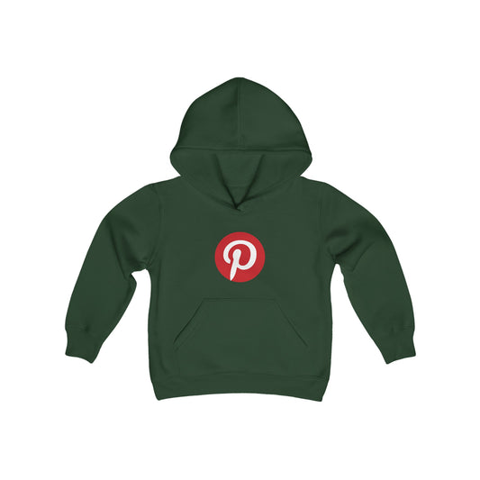 Pinterest Logo Youth Hoodie