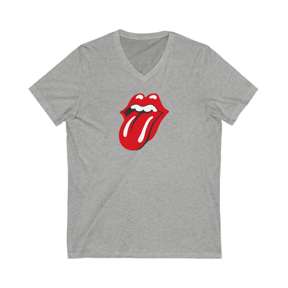 Rolling Stones Adult V-Neck T-Shirt