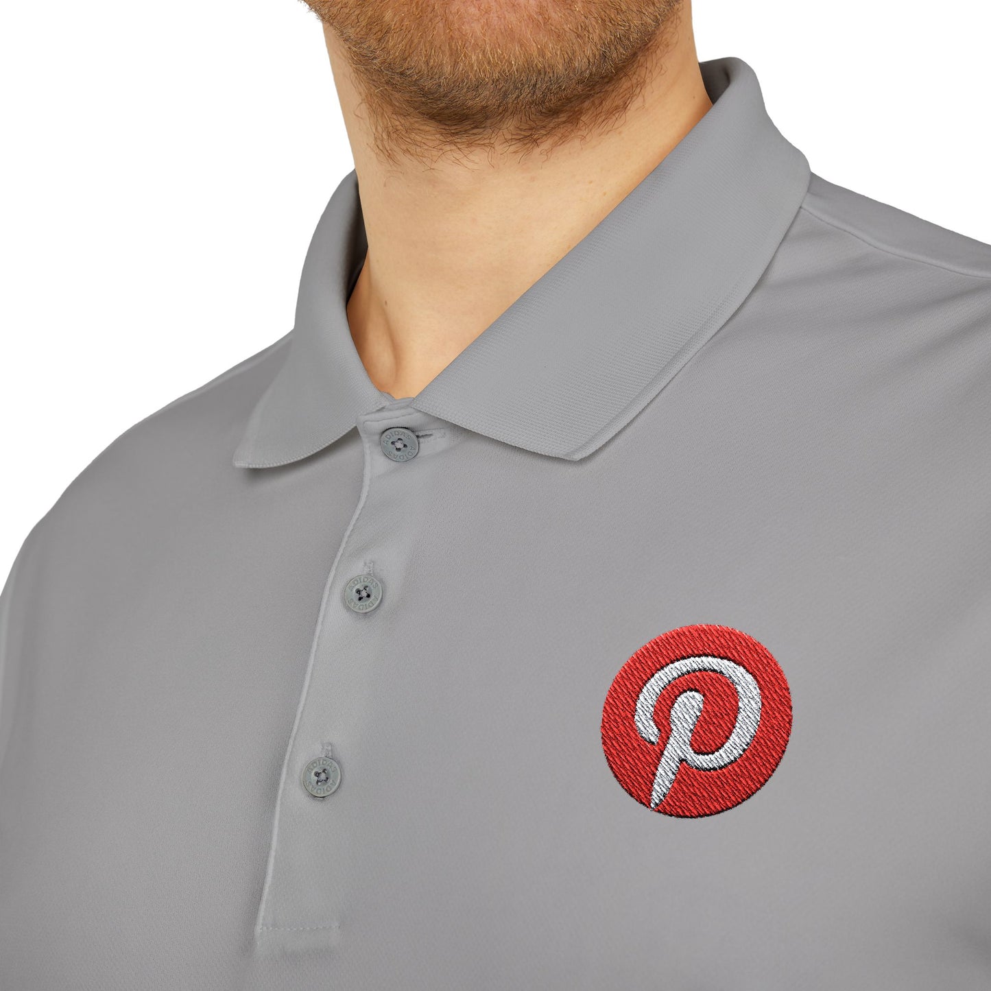 Pinterest Logo Adidas Performance Polo