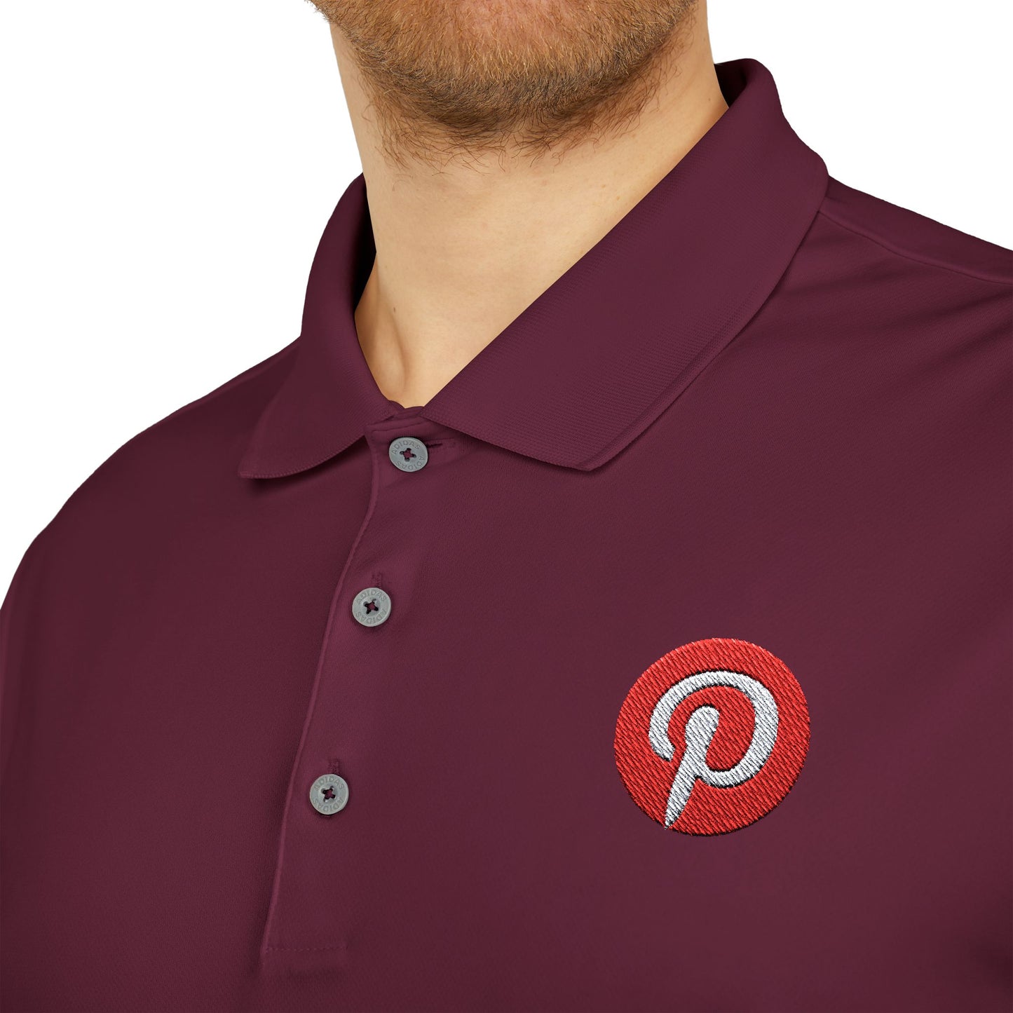 Pinterest Logo Adidas Performance Polo