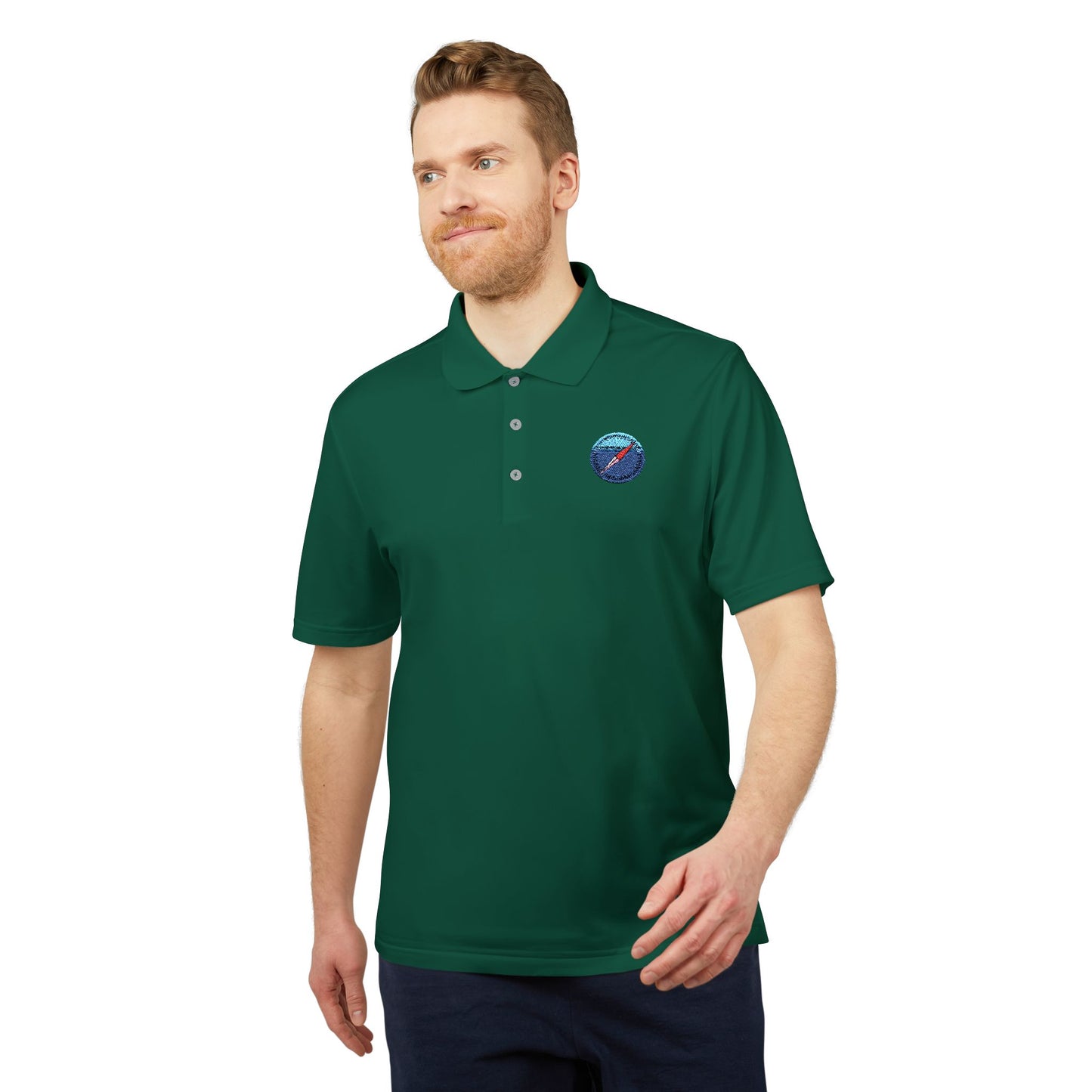 Safari Logo Adidas Performance Polo