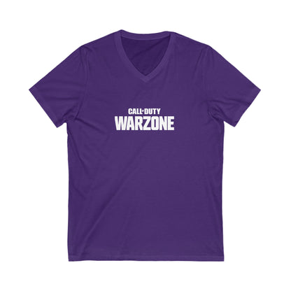 WAR ZONE-Call Of Duty Adult V-Neck T-Shirt