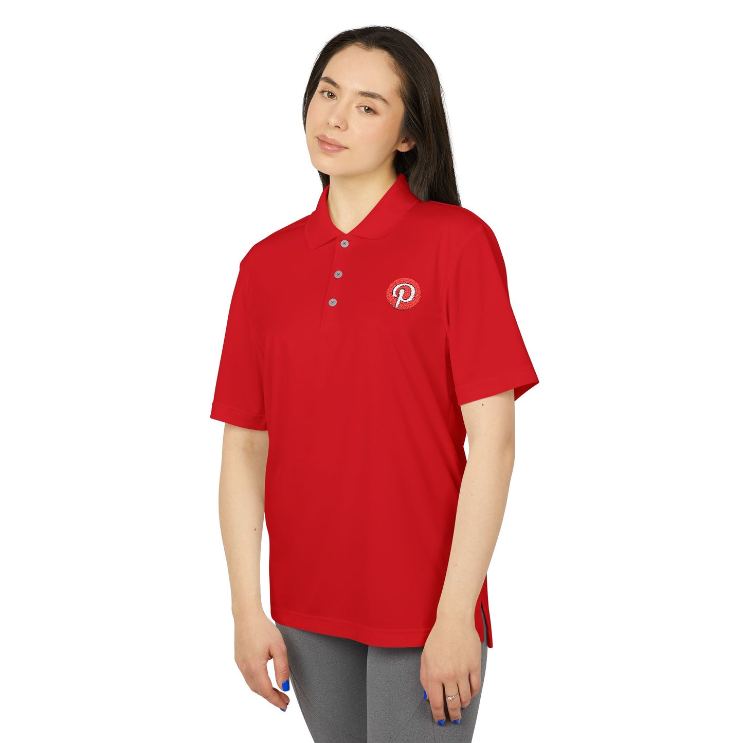 Pinterest Logo Adidas Performance Polo