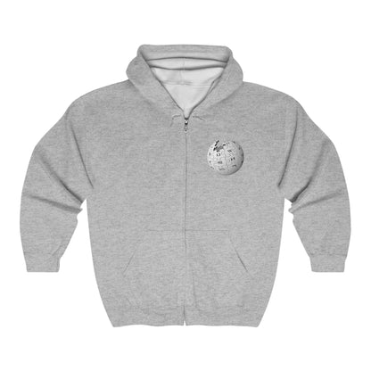 Wikipedia Adult Zip-Up Hoodie