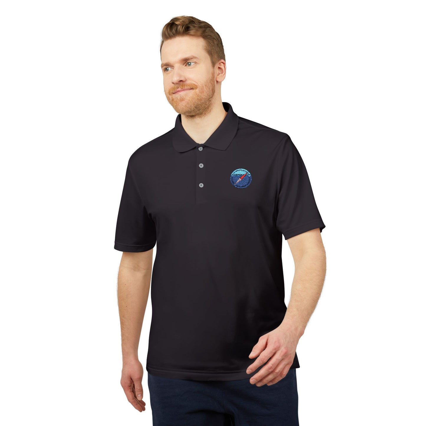 Safari Logo Adidas Performance Polo