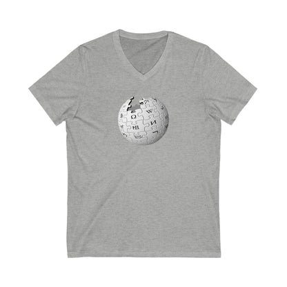 Wikipedia Adult V-Neck T-Shirt