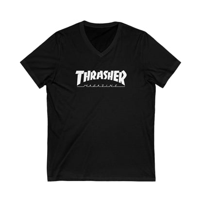 Thrasher Adult V-Neck T-Shirt