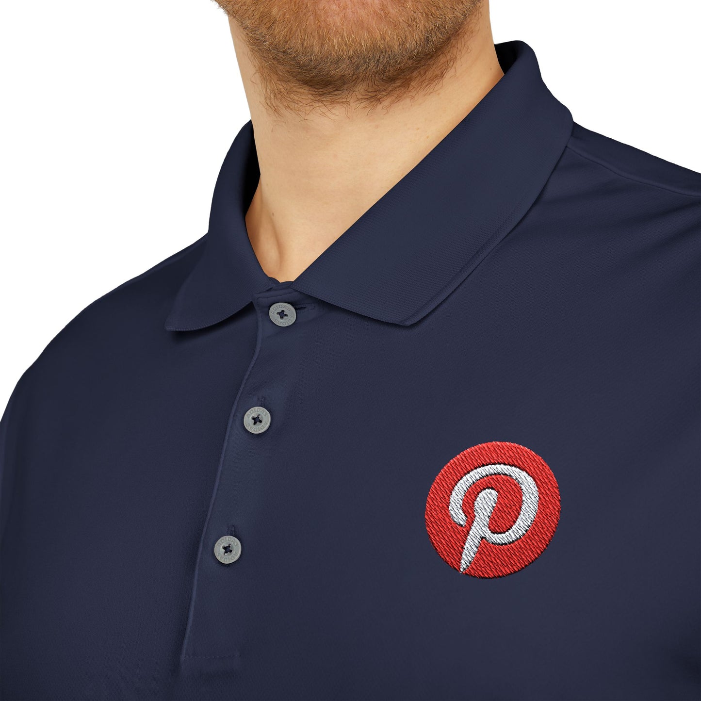 Pinterest Logo Adidas Performance Polo