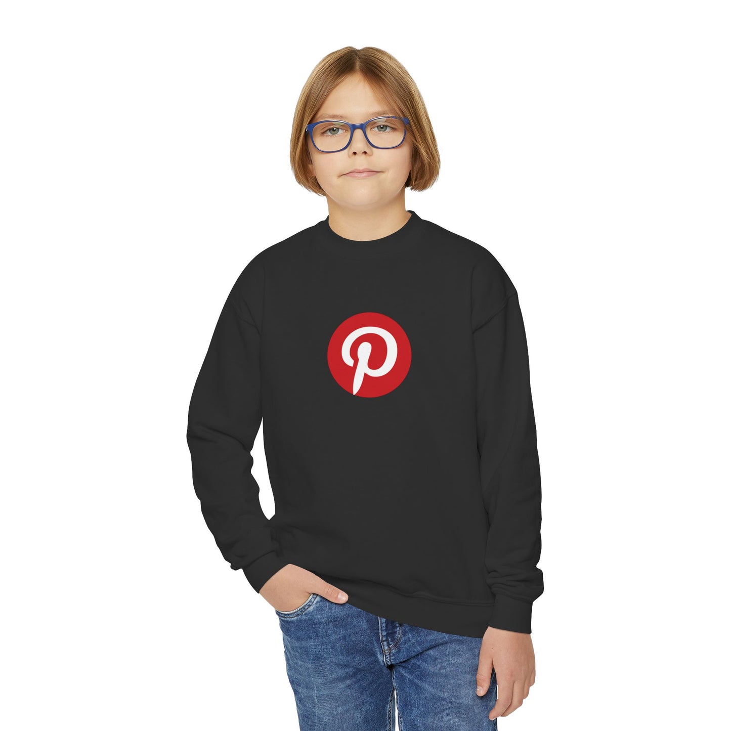 Pinterest Logo Youth Sweatshirt